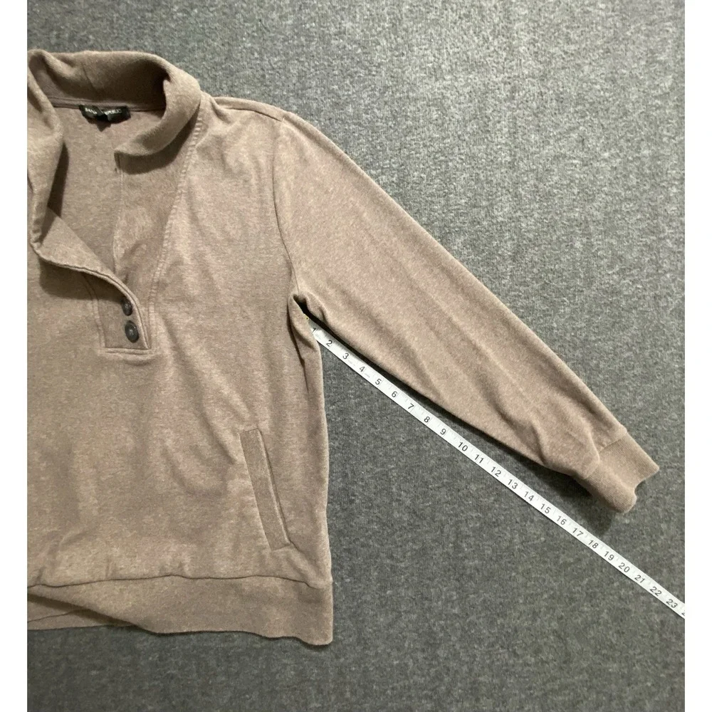 Banana Republic Sweater Brown Collar Preppy School Size L